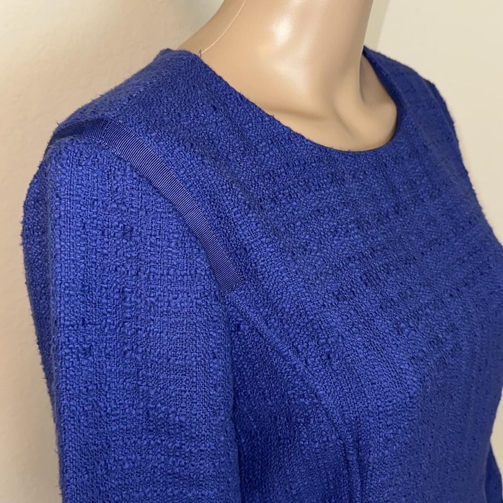 J. CREW Royal Blue Long Sleeve Dress - Picture 5 of 16